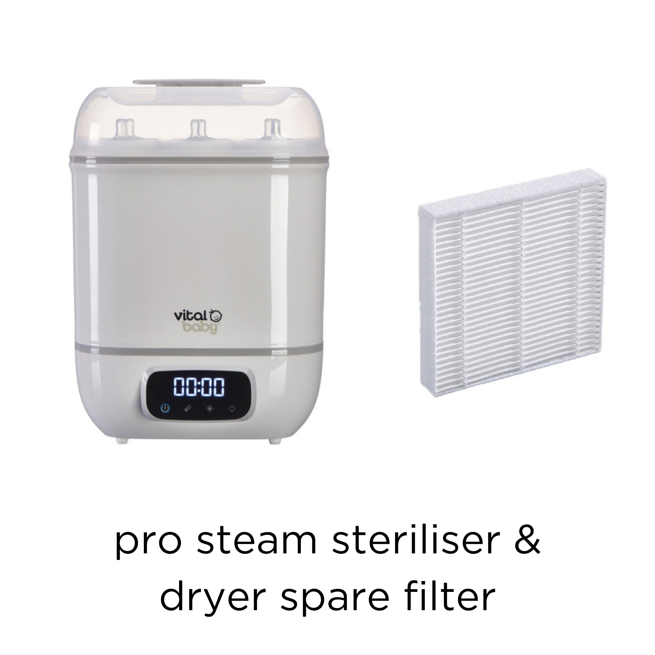 spare filters for pro steam steriliser & dryer