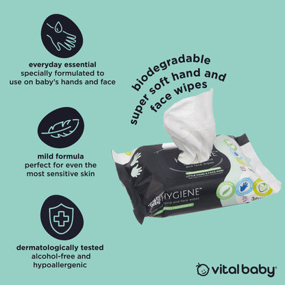 super soft hand & face wipes fresh fruity fragrance