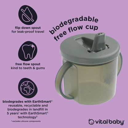 free flow cup