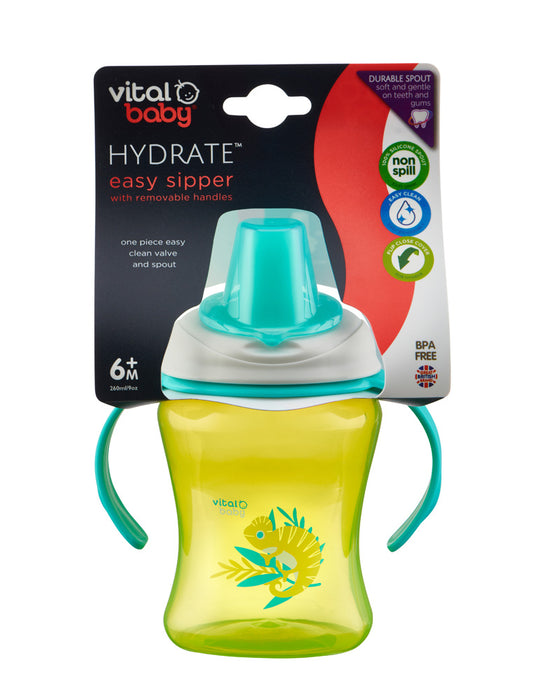 HYDRATE easy sipper with removable handles 260ml